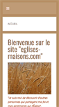 Mobile Screenshot of eglises-maisons.com