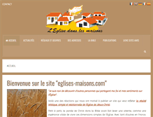 Tablet Screenshot of eglises-maisons.com
